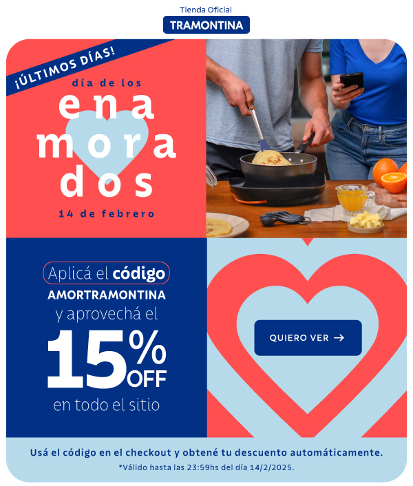 ¡Últimos días! Especial 15% OFF para el Día de los enamorados